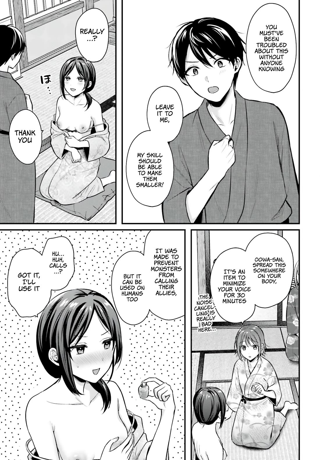 I couldn't become an Adventurer, so I'll help troubled girls with my [Breast Correction] Skill!? Chapter 19 page 8 - Chapter 19