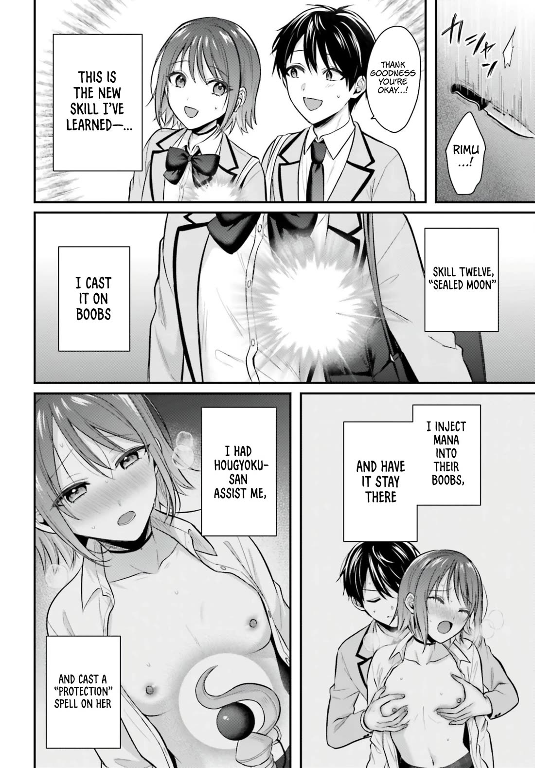 I couldn't become an Adventurer, so I'll help troubled girls with my [Breast Correction] Skill!? Chapter 20 page 13 - Chapter 20