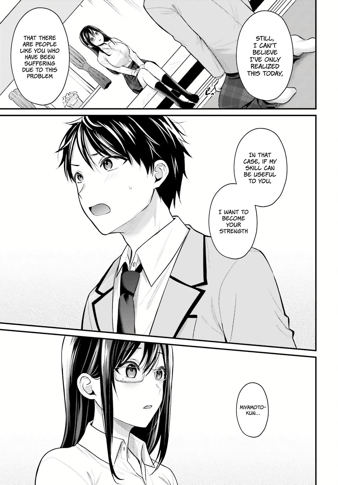 I couldn't become an Adventurer, so I'll help troubled girls with my [Breast Correction] Skill!? Chapter 5 page 14 - Chapter 5
