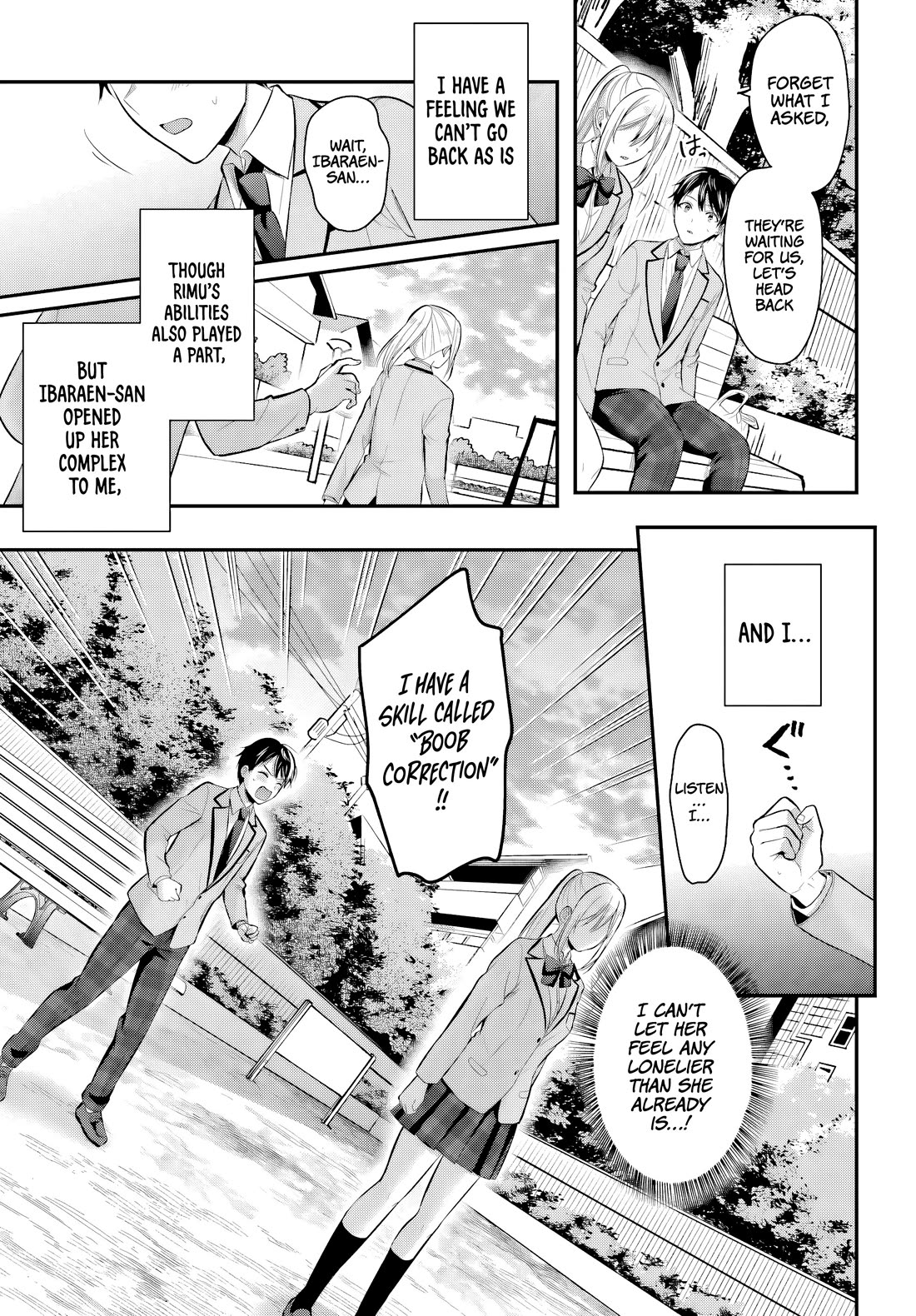 I couldn't become an Adventurer, so I'll help troubled girls with my [Breast Correction] Skill!? Chapter 9 page 14 - Chapter 9