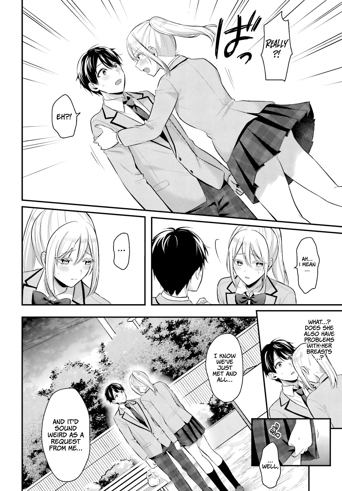 I couldn't become an Adventurer, so I'll help troubled girls with my [Breast Correction] Skill!? Chapter 9 page 17 - Chapter 9