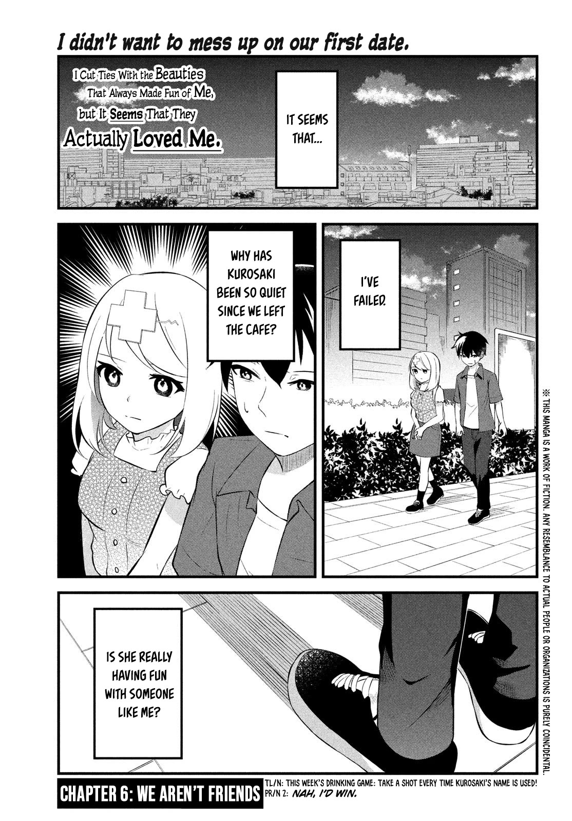 I Cut Ties With the Beauties That Always Made Fun of Me, but It Seems That They Actually Love Me. Chapter 6 page 1 - Chapter 6: We Aren't Friends