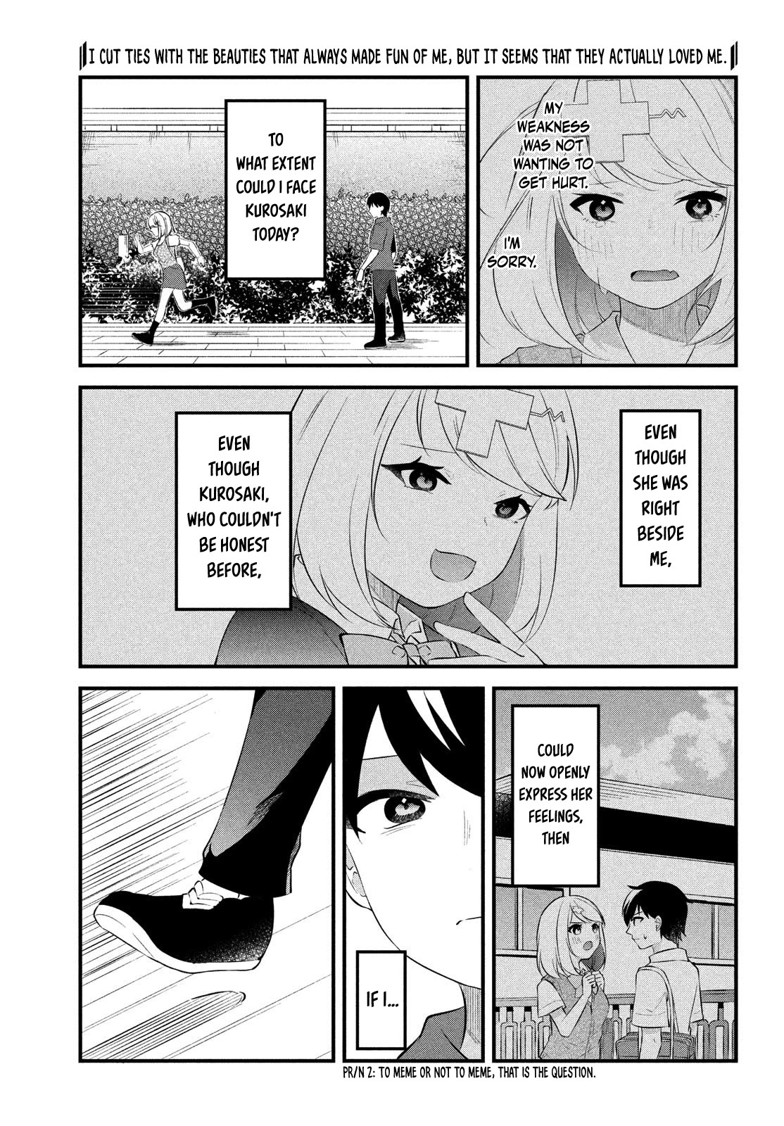 I Cut Ties With the Beauties That Always Made Fun of Me, but It Seems That They Actually Love Me. Chapter 6 page 5 - Chapter 6: We Aren't Friends