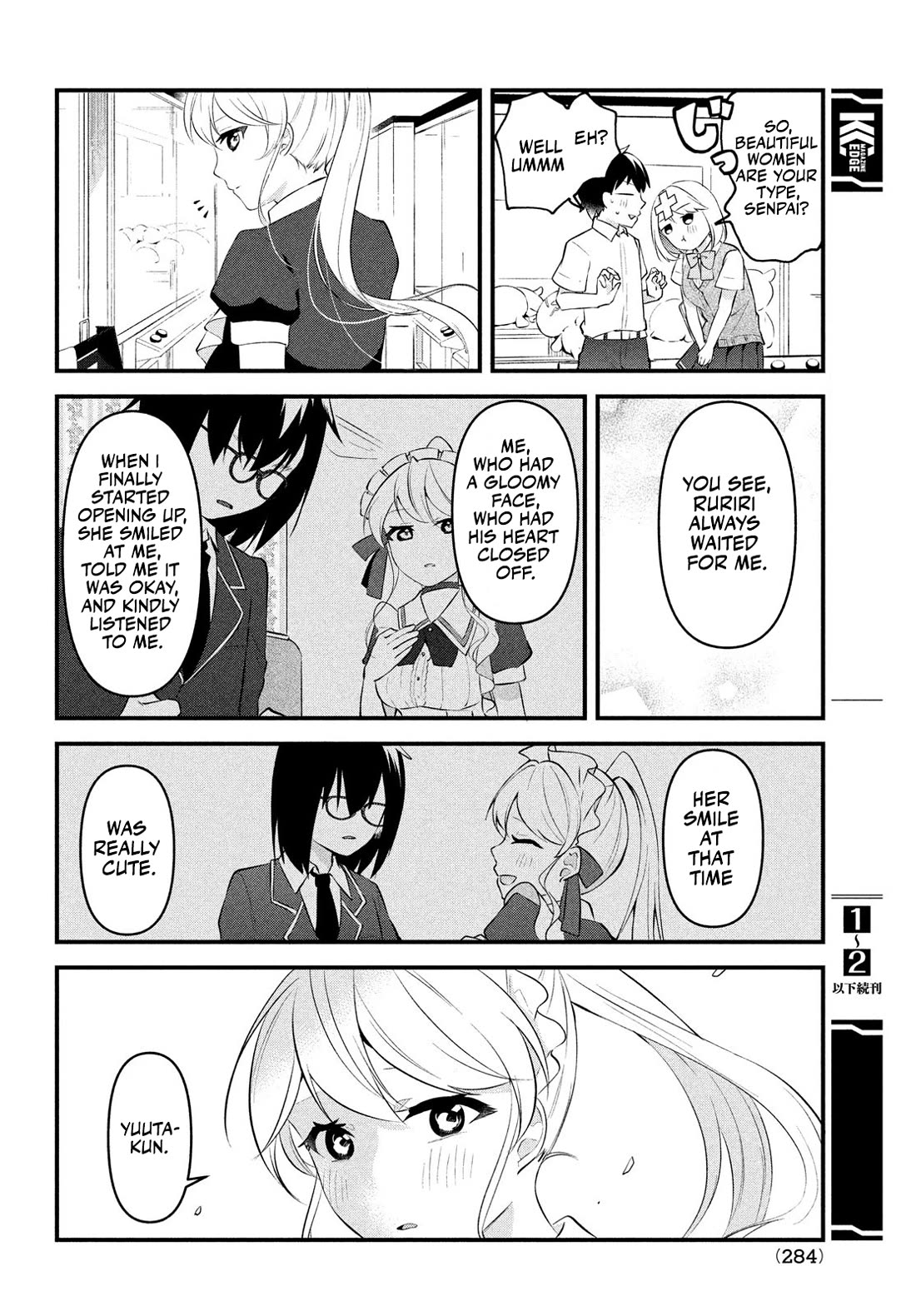 I Cut Ties With the Beauties That Always Made Fun of Me, but It Seems That They Actually Love Me. Chapter 8 page 14 - Chapter 8: Yuuta is Benefactor and the first customer for Ruriri