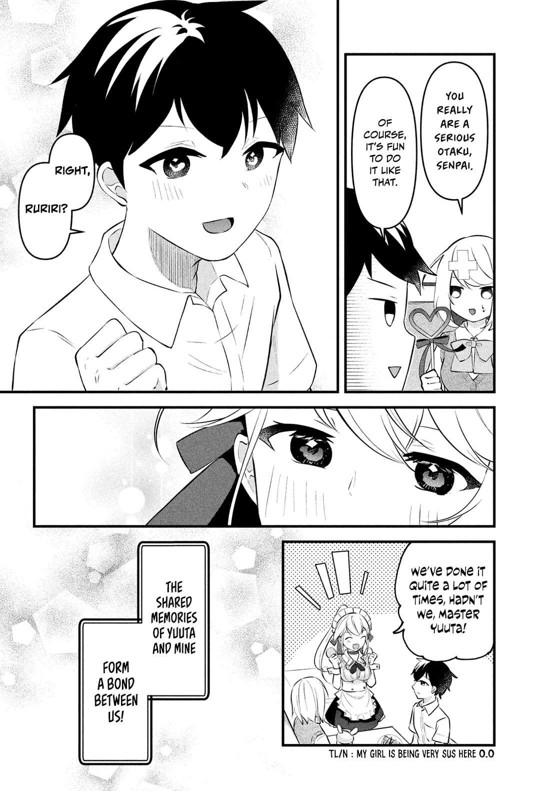 I Cut Ties With the Beauties That Always Made Fun of Me, but It Seems That They Actually Love Me. Chapter 9 page 11 - Chapter 9: Tranforming from Otoha Ruri to "Ruriri"!
