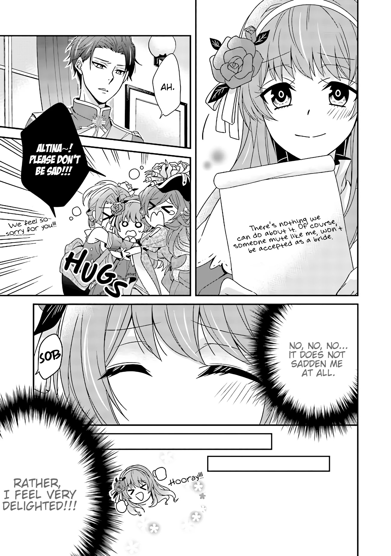 I Decided to Be a Mute So That I Can Escape My Engagement!! Chapter 1.2 page 3 - Chapter 1.2