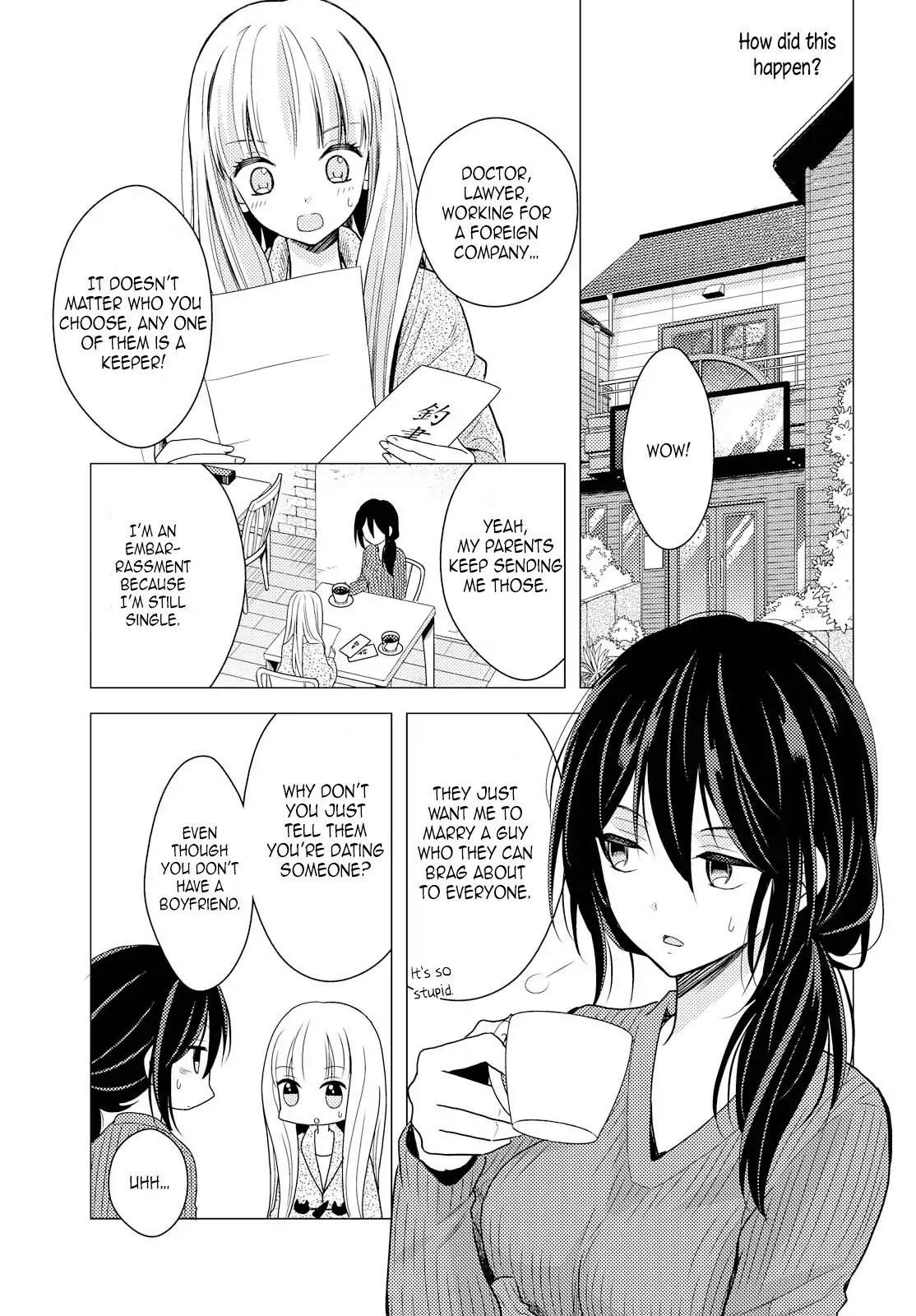 I Decided to Fake a Marriage with My Junior (♀️) to Shut My Parents Up Chapter 1 page 5 - Chapter 1: Marriage
