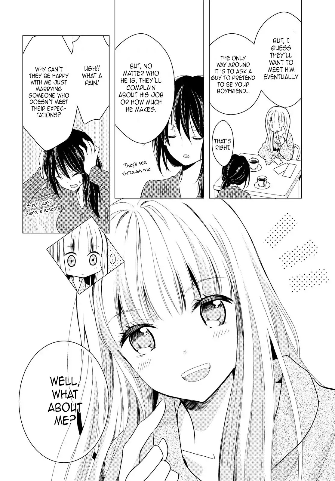 I Decided to Fake a Marriage with My Junior (♀️) to Shut My Parents Up Chapter 1 page 6 - Chapter 1: Marriage