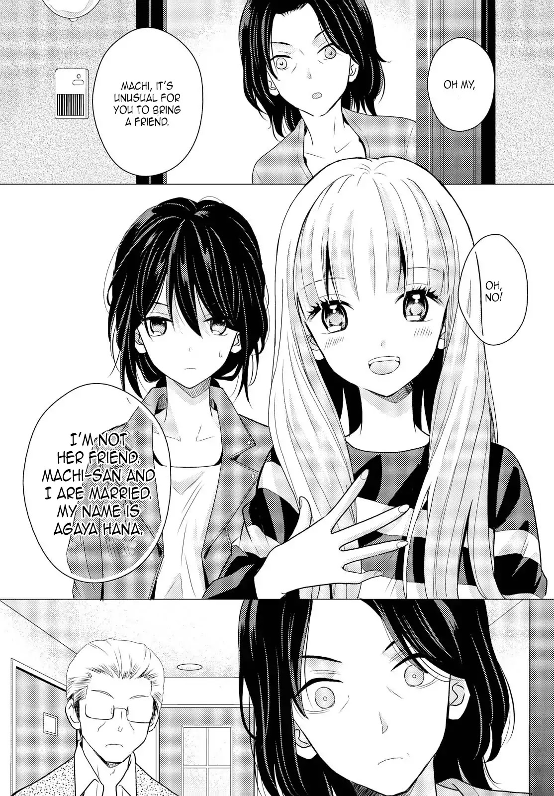 I Decided to Fake a Marriage with My Junior (♀️) to Shut My Parents Up Chapter 1 page 8 - Chapter 1: Marriage