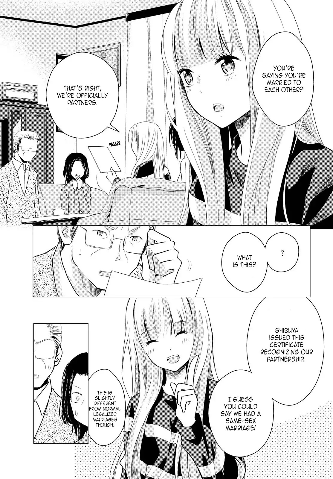 I Decided to Fake a Marriage with My Junior (♀️) to Shut My Parents Up Chapter 1 page 9 - Chapter 1: Marriage