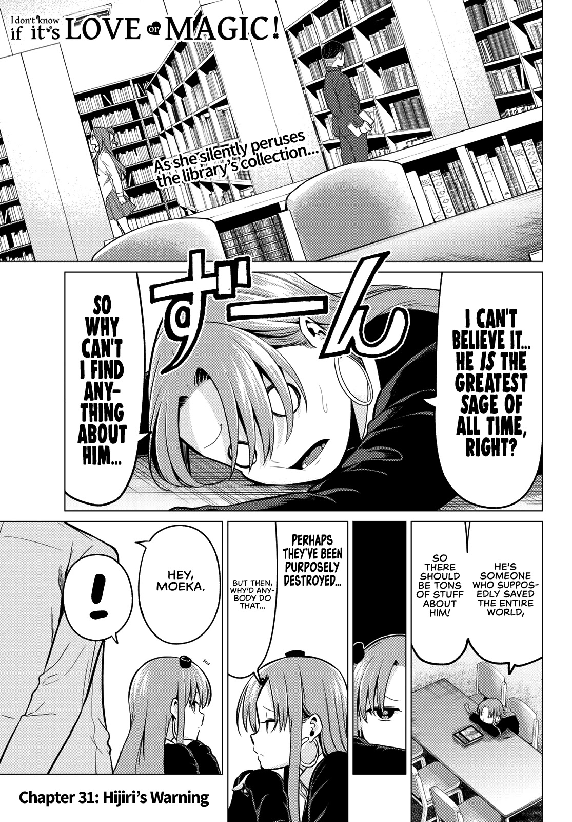 I Don't Know if It's LOVE or MAGIC! Chapter 31 page 2 - Chapter 31: Hijiri's Warning