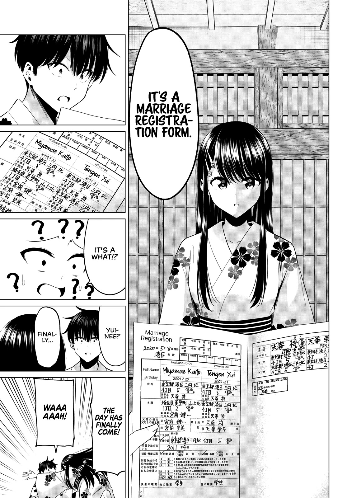 I Don't Know if It's LOVE or MAGIC! Chapter 4 page 14 - Chapter 4: Yui-nee's Secret