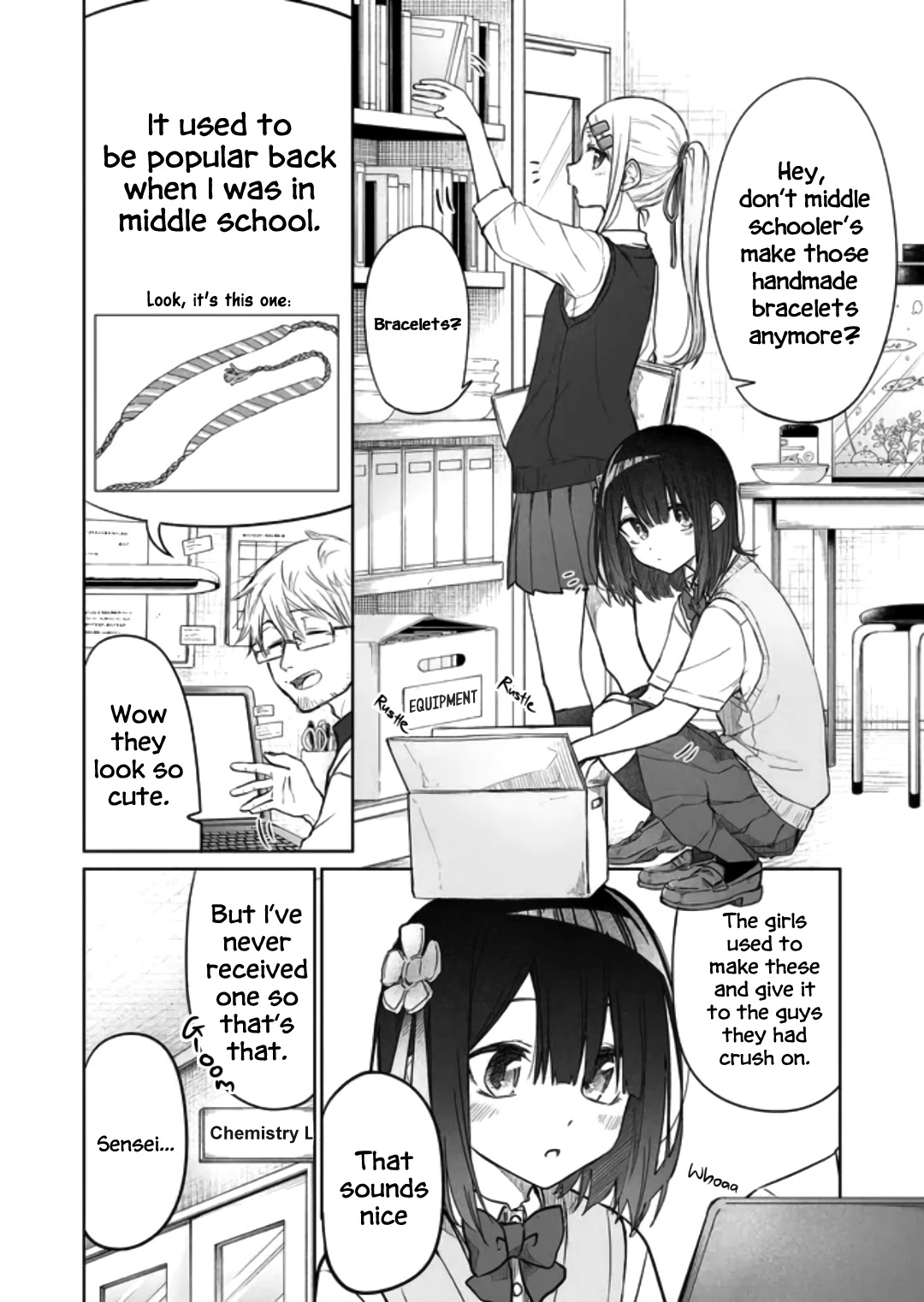 I Don't Know What My Little Sister's Friend Is Thinking! (Serialization) Chapter 5 page 1 - Chapter 5: Bracelets