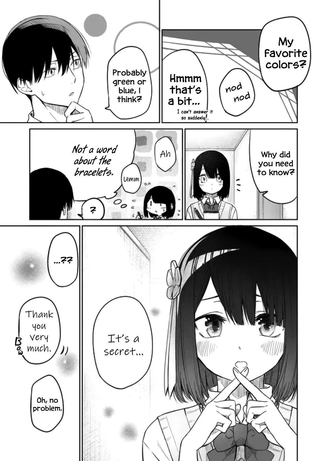 I Don't Know What My Little Sister's Friend Is Thinking! (Serialization) Chapter 5 page 7 - Chapter 5: Bracelets