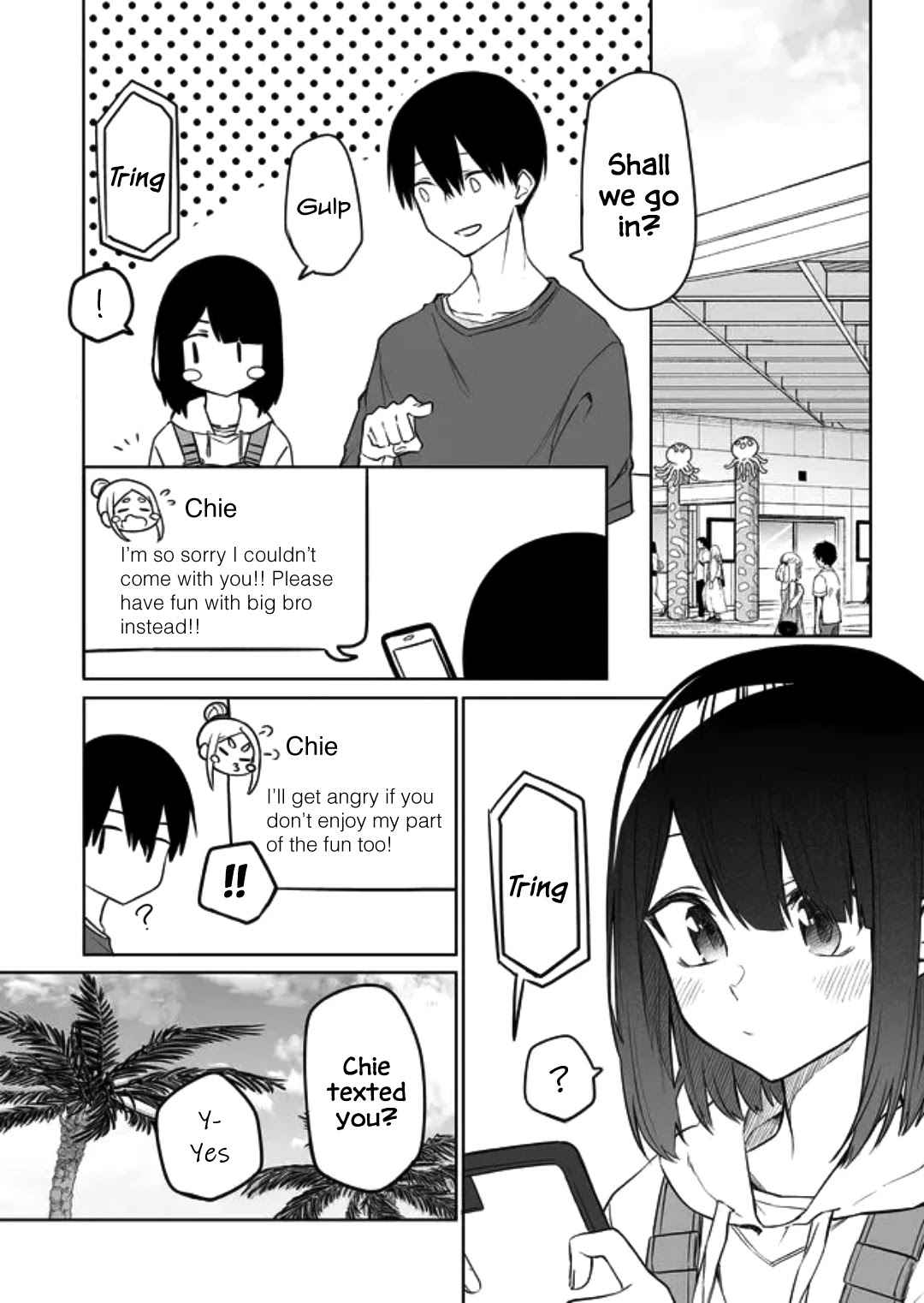 I Don't Know What My Little Sister's Friend Is Thinking! (Serialization) Chapter 8 page 4 - Chapter 8: Aquarium 2