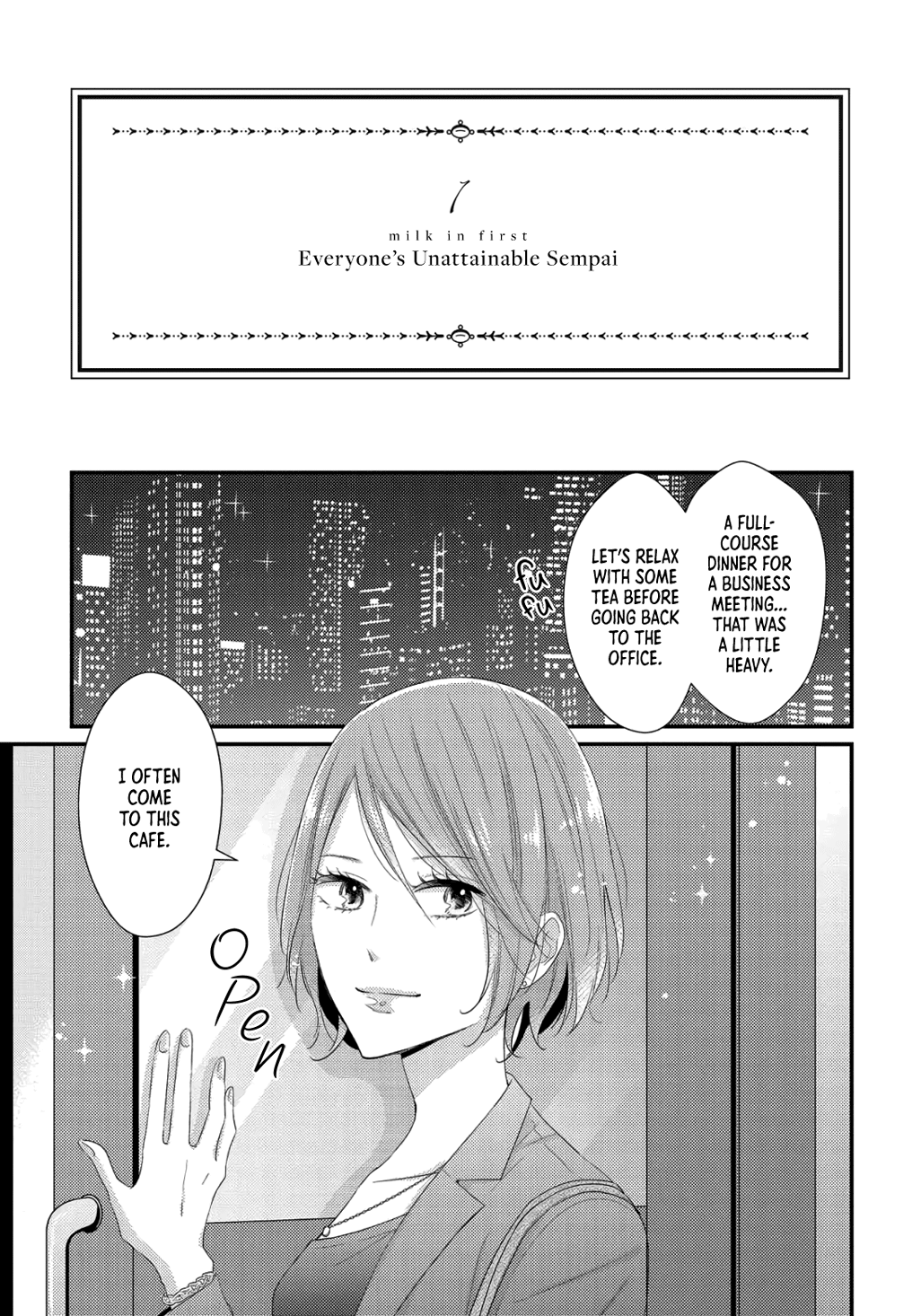 I Don't Know Why, but I Suddenly Wanted to Have Sex with My Coworker Who Sits Next to Me Chapter 3 page 3 - Chapter 3: Girls Complex a la Mode