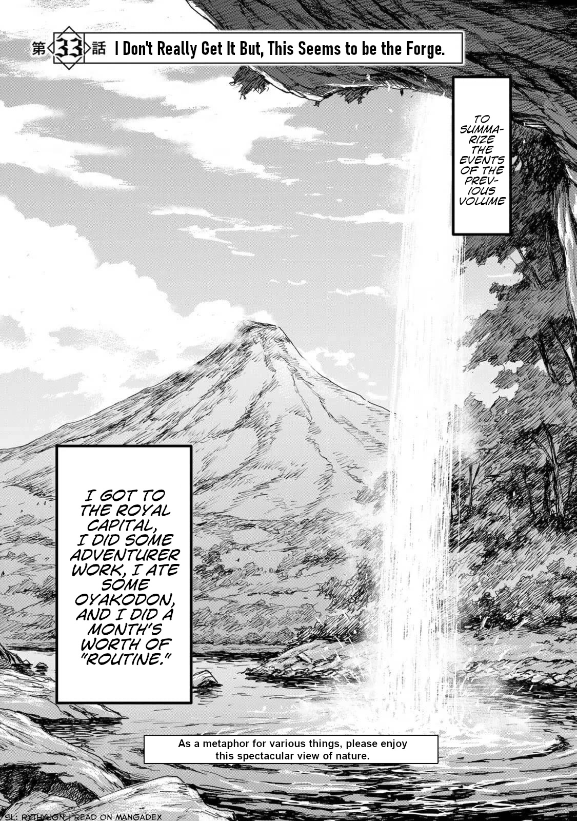 I Don't Really Get it, but it Looks like I Was Reincarnated in an Another World Chapter 33 page 1 - Chapter 33: I Don't Really Get It But, This Seems to be the Forge