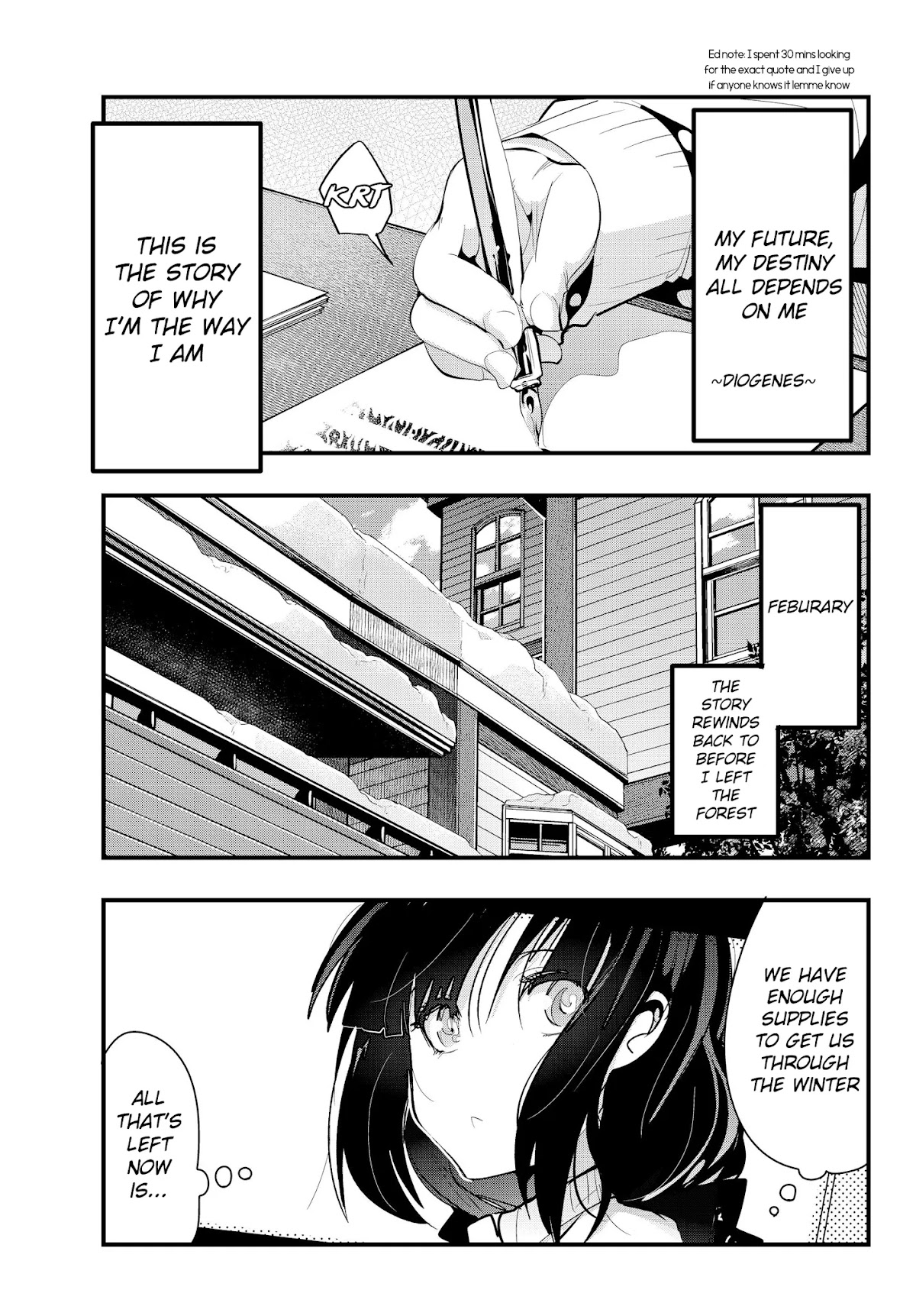 I Don't Really Get it, but it Looks like I Was Reincarnated in an Another World Chapter 9.5 page 1 - Chapter 9.5: I Don't Really Get It, But We're Looking Back Into The Past