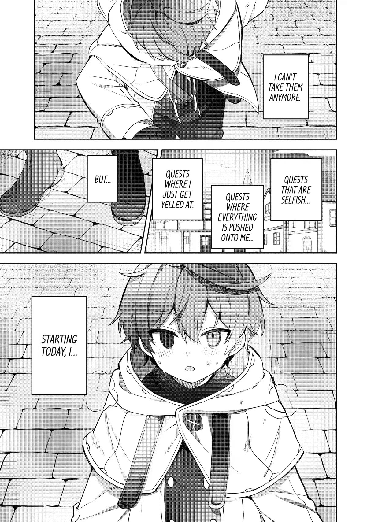 "I… Don't Want to Work Anymore" I Quit Being an Adventurer. Even if You Treat Me Better Now, I Won't Do It. I Will NEVER Work Again. Chapter 1 page 1 - Chapter 1