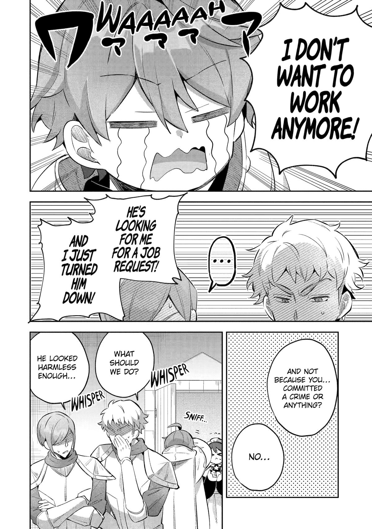 "I… Don't Want to Work Anymore" I Quit Being an Adventurer. Even if You Treat Me Better Now, I Won't Do It. I Will NEVER Work Again. Chapter 17 page 6 - Chapter 17