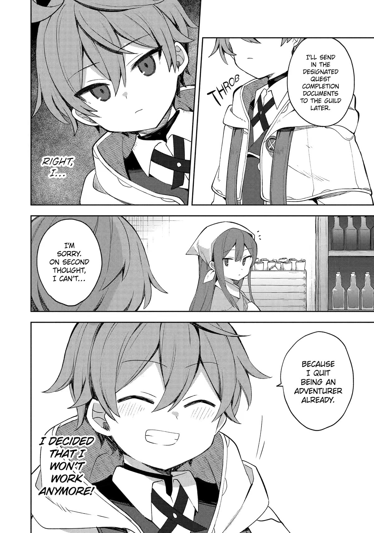 "I… Don't Want to Work Anymore" I Quit Being an Adventurer. Even if You Treat Me Better Now, I Won't Do It. I Will NEVER Work Again. Chapter 2 page 18 - Chapter 2