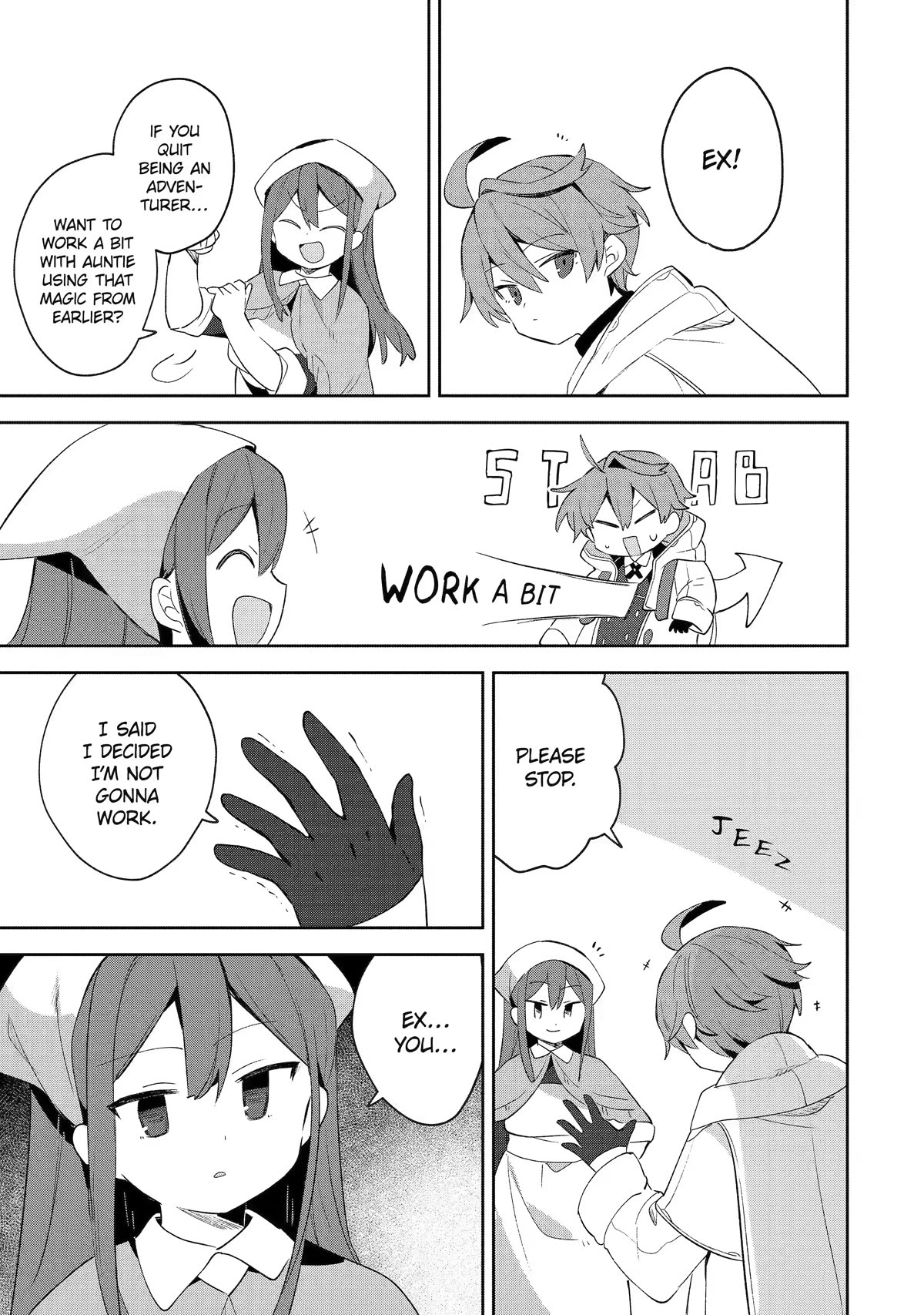 "I… Don't Want to Work Anymore" I Quit Being an Adventurer. Even if You Treat Me Better Now, I Won't Do It. I Will NEVER Work Again. Chapter 2 page 27 - Chapter 2