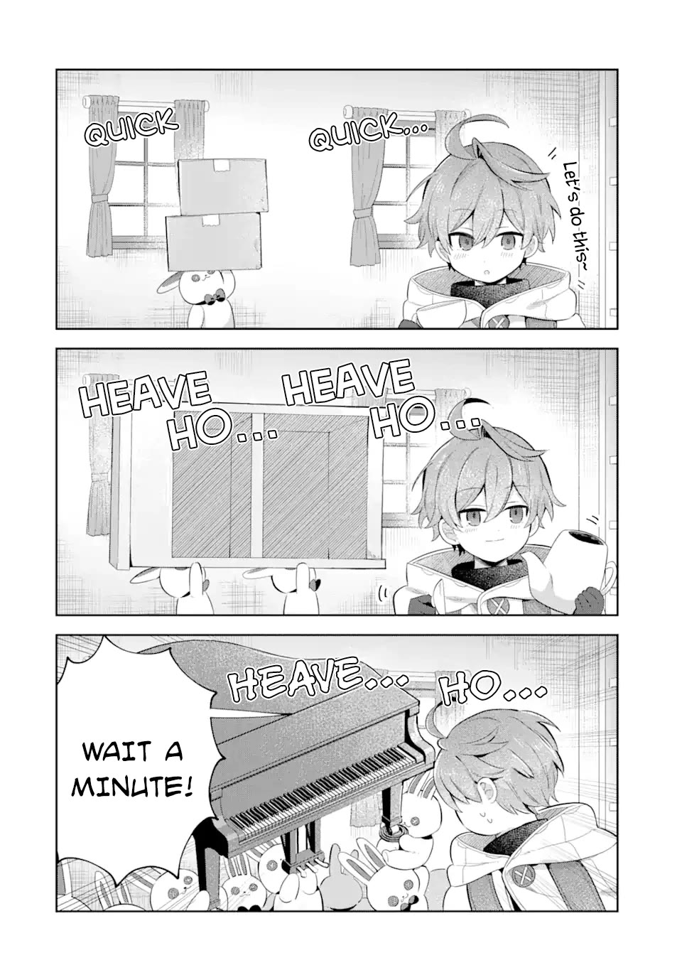 "I… Don't Want to Work Anymore" I Quit Being an Adventurer. Even if You Treat Me Better Now, I Won't Do It. I Will NEVER Work Again. Chapter 21.5 page 4 - Chapter 21.5: Capriccios about moving