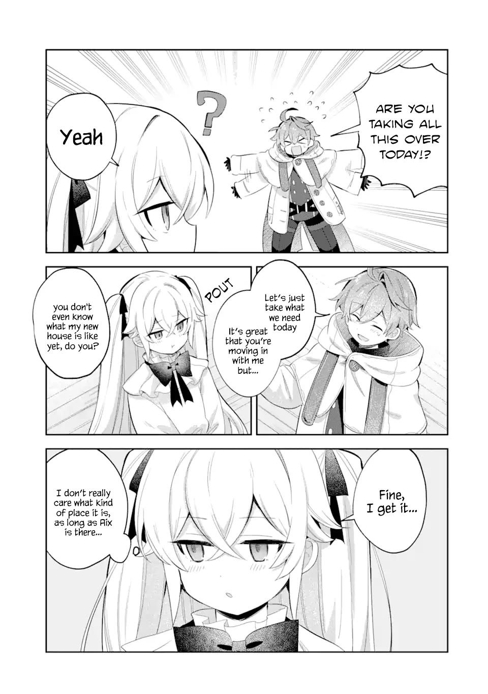 "I… Don't Want to Work Anymore" I Quit Being an Adventurer. Even if You Treat Me Better Now, I Won't Do It. I Will NEVER Work Again. Chapter 21.5 page 5 - Chapter 21.5: Capriccios about moving