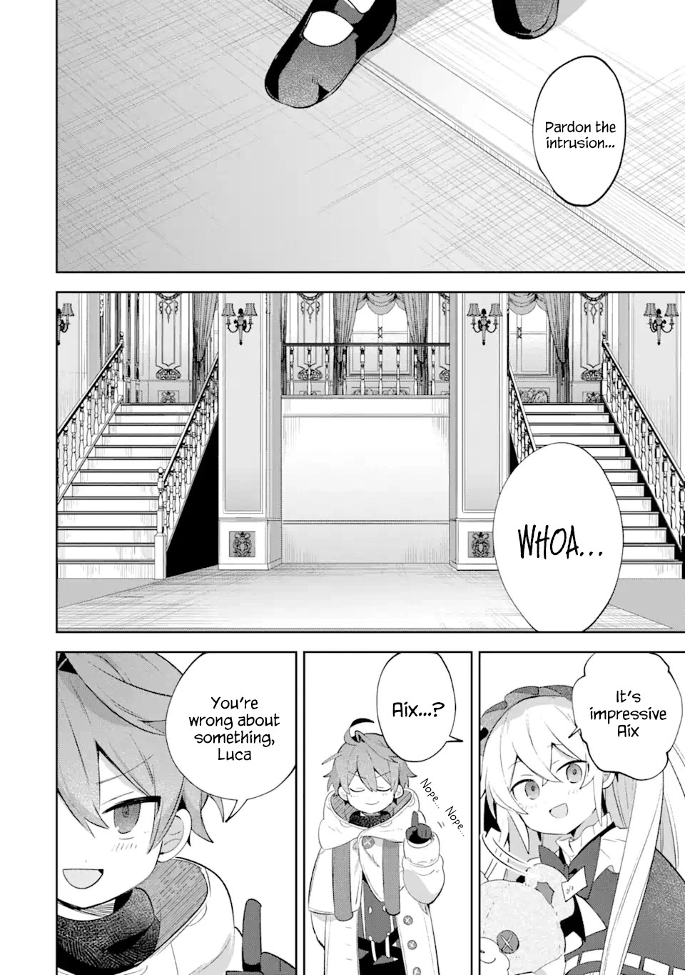 "I… Don't Want to Work Anymore" I Quit Being an Adventurer. Even if You Treat Me Better Now, I Won't Do It. I Will NEVER Work Again. Chapter 21 page 11 - Chapter 21: A meeting in the new house and Luca's courage