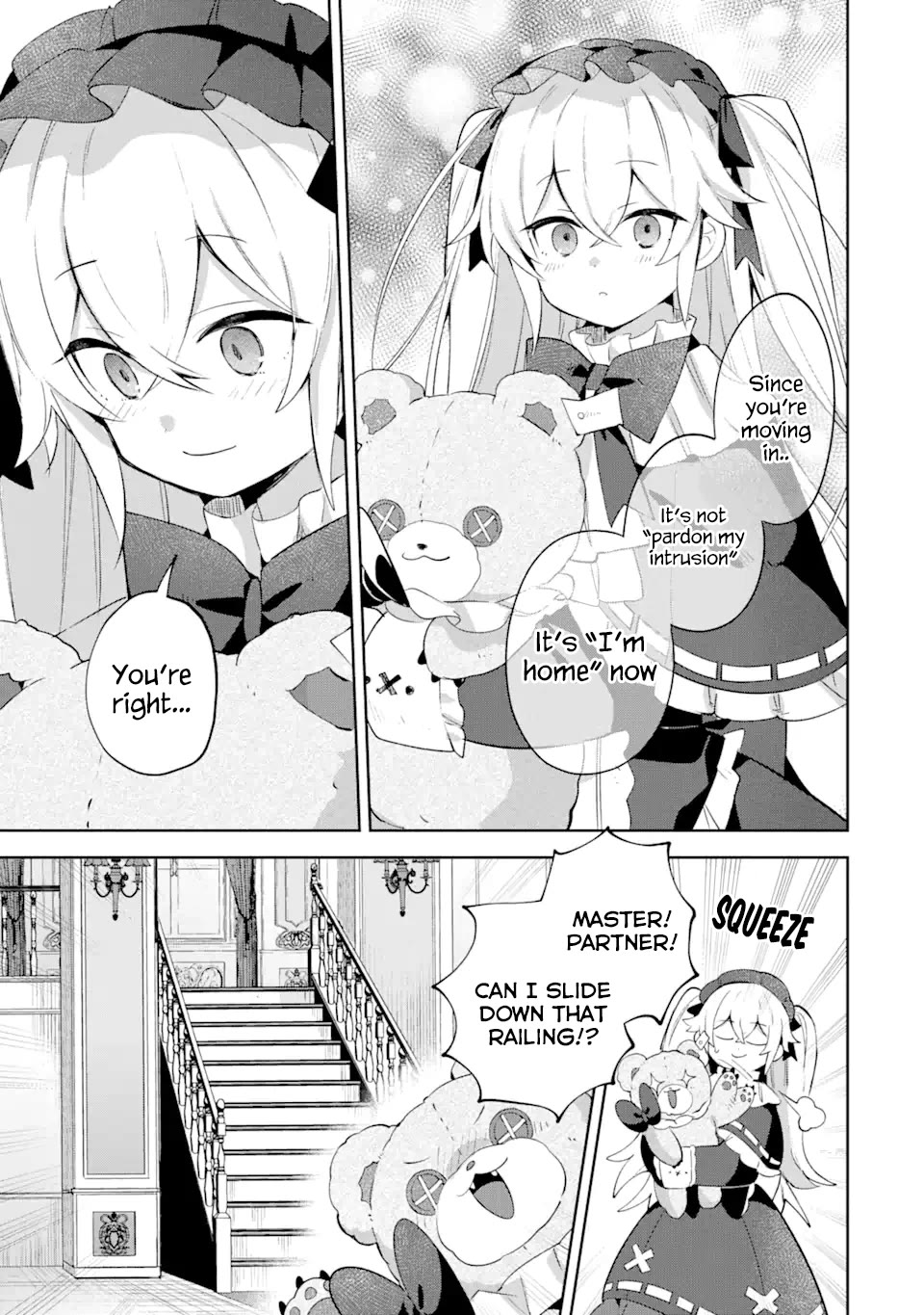 "I… Don't Want to Work Anymore" I Quit Being an Adventurer. Even if You Treat Me Better Now, I Won't Do It. I Will NEVER Work Again. Chapter 21 page 12 - Chapter 21: A meeting in the new house and Luca's courage