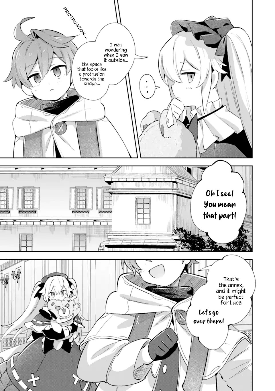 "I… Don't Want to Work Anymore" I Quit Being an Adventurer. Even if You Treat Me Better Now, I Won't Do It. I Will NEVER Work Again. Chapter 21 page 18 - Chapter 21: A meeting in the new house and Luca's courage