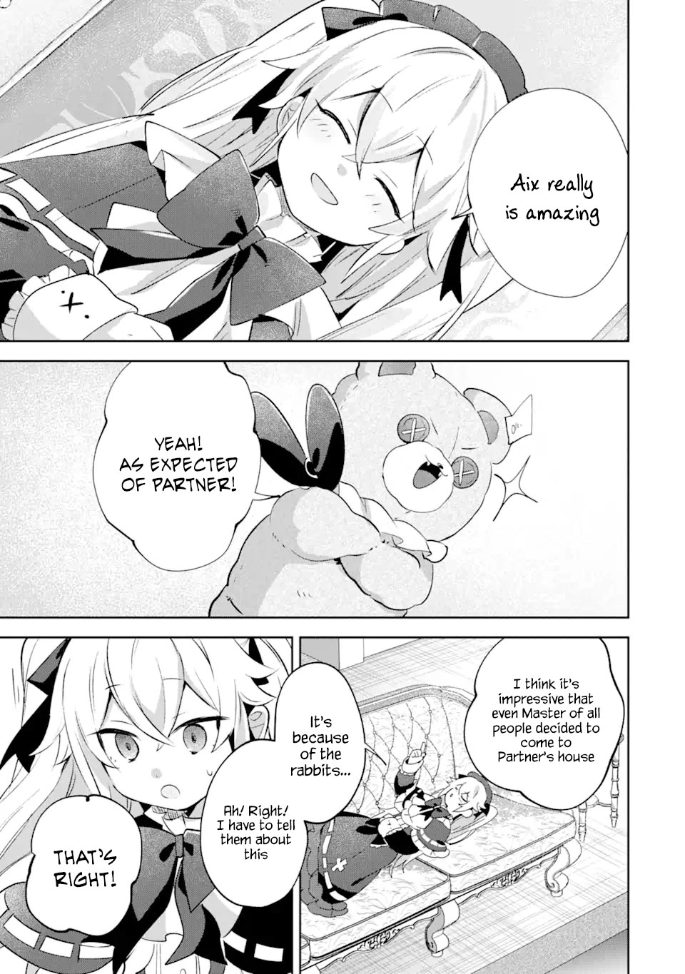 "I… Don't Want to Work Anymore" I Quit Being an Adventurer. Even if You Treat Me Better Now, I Won't Do It. I Will NEVER Work Again. Chapter 21 page 22 - Chapter 21: A meeting in the new house and Luca's courage