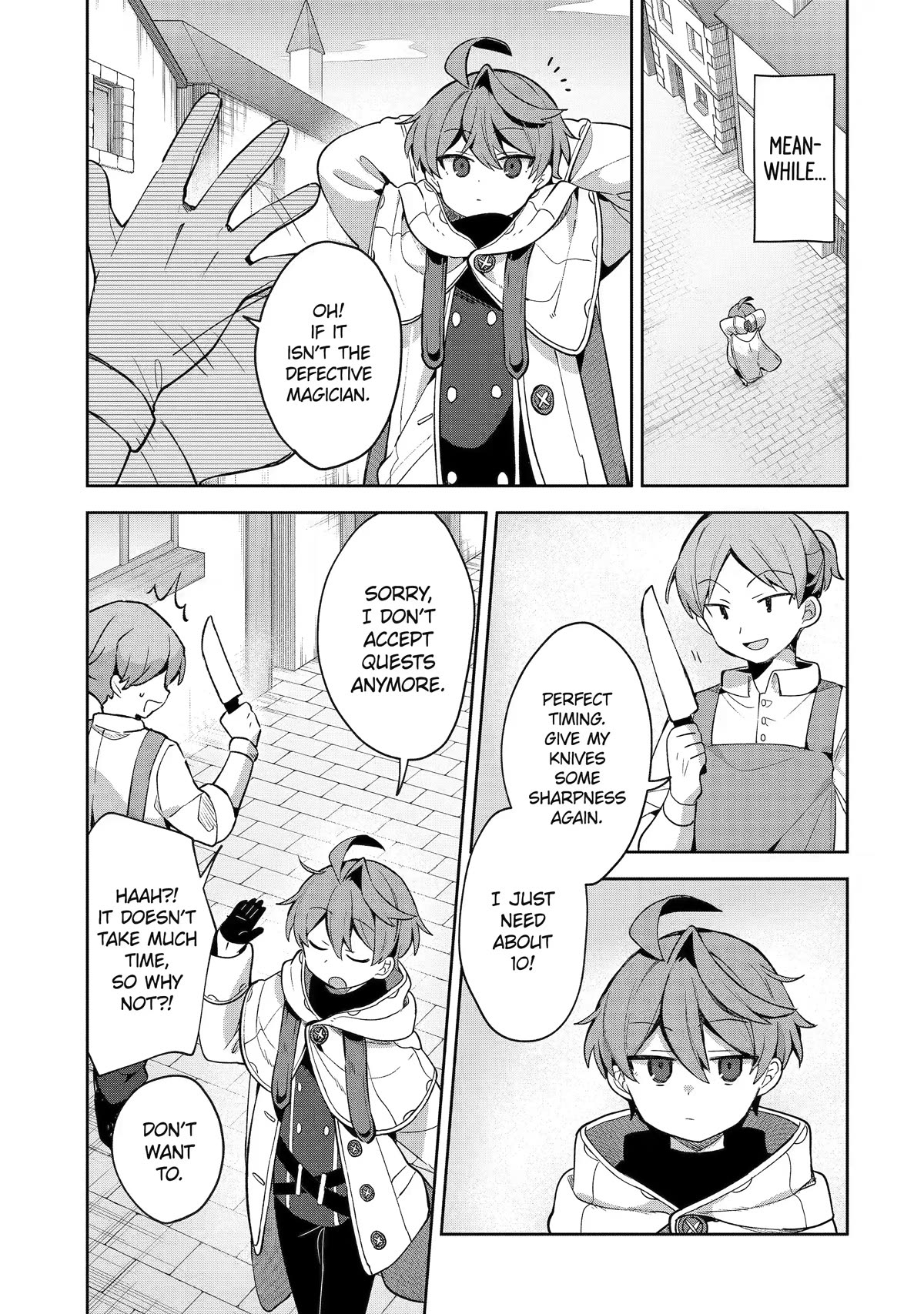 "I… Don't Want to Work Anymore" I Quit Being an Adventurer. Even if You Treat Me Better Now, I Won't Do It. I Will NEVER Work Again. Chapter 4 page 19 - Chapter 4