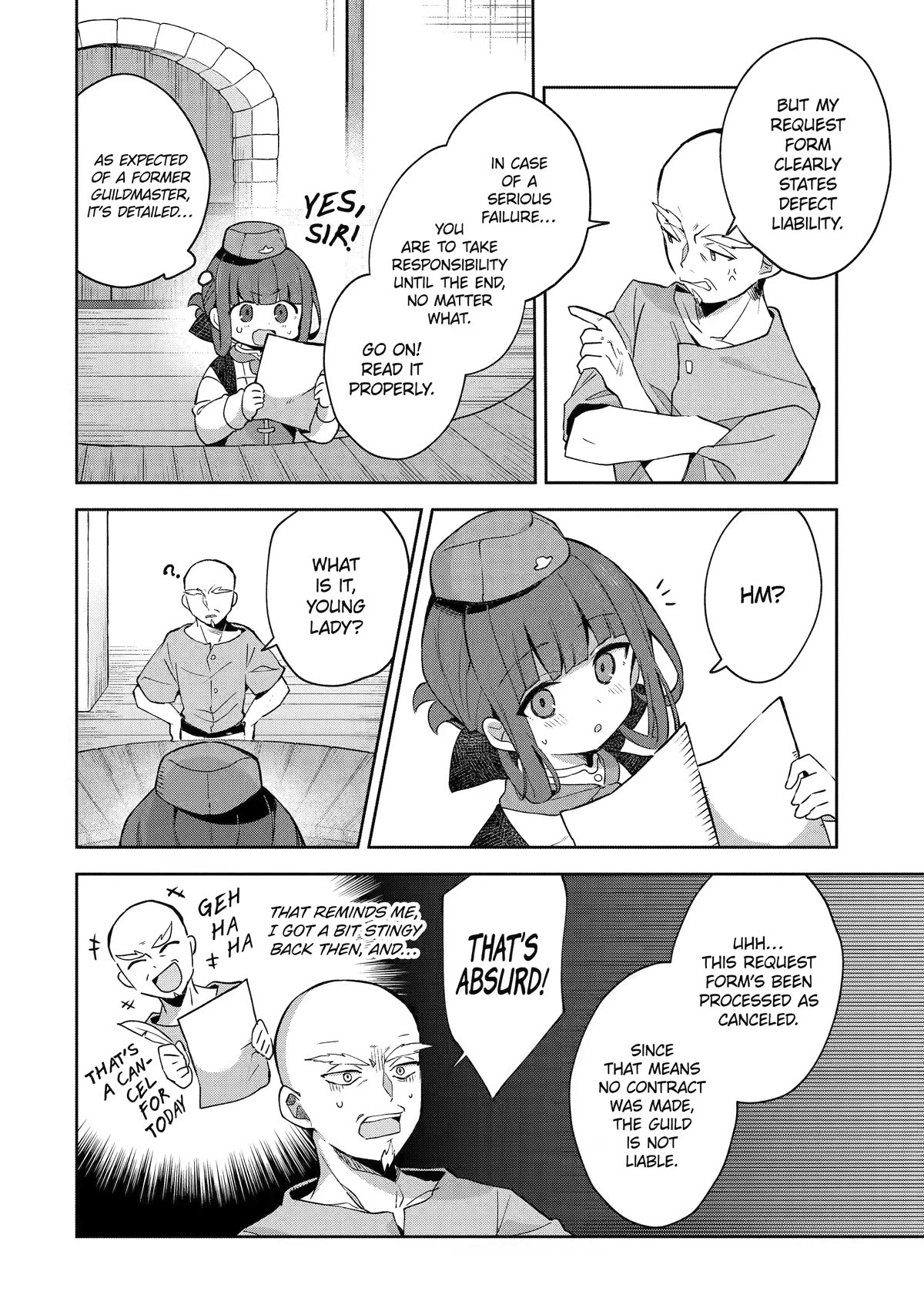 "I… Don't Want to Work Anymore" I Quit Being an Adventurer. Even if You Treat Me Better Now, I Won't Do It. I Will NEVER Work Again. Chapter 4 page 6 - Chapter 4