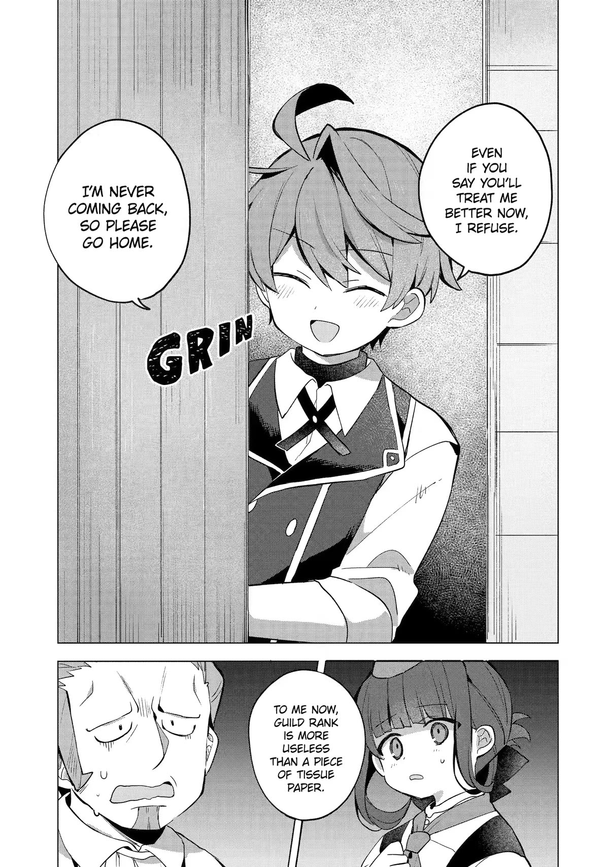 "I… Don't Want to Work Anymore" I Quit Being an Adventurer. Even if You Treat Me Better Now, I Won't Do It. I Will NEVER Work Again. Chapter 6 page 9 - Chapter 6