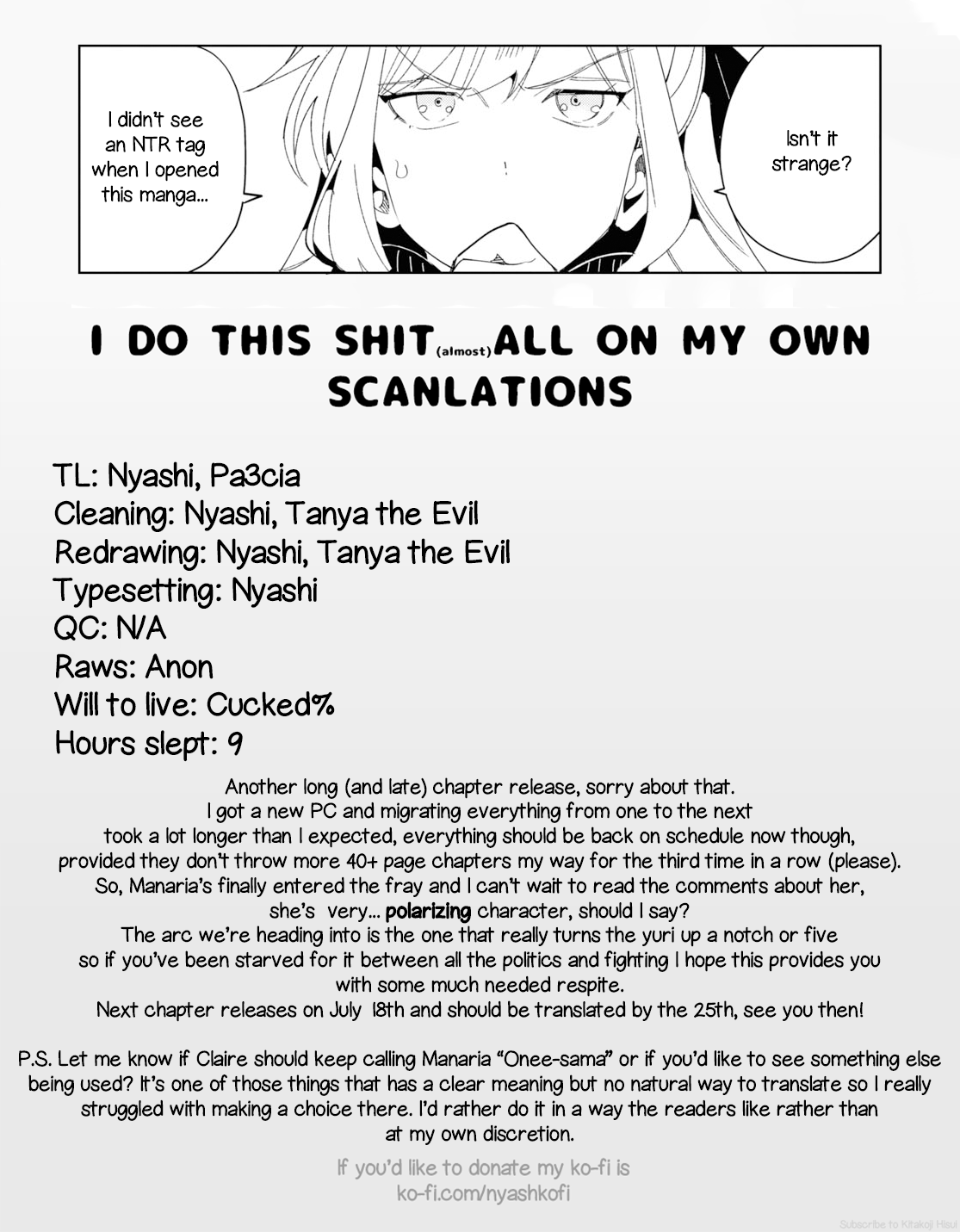 I Favor the Villainess Chapter 21 page 43 - Chapter 21: Amour's Poem