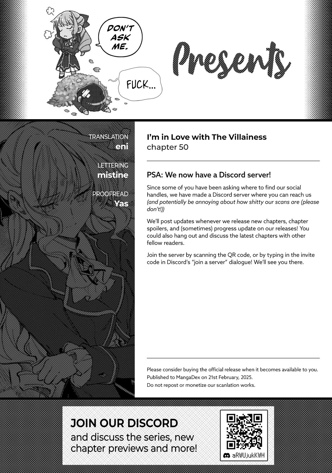 I Favor the Villainess Chapter 50 page 39 - Chapter 50: Sudden Turn of Events