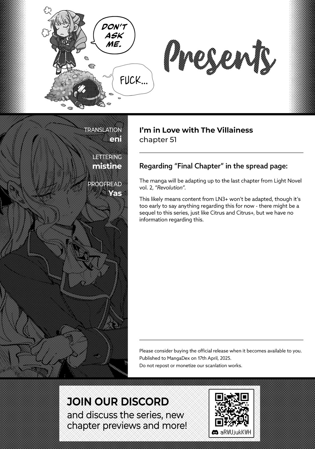 I Favor the Villainess Chapter 51 page 30 - Chapter 51: Don't Give Up