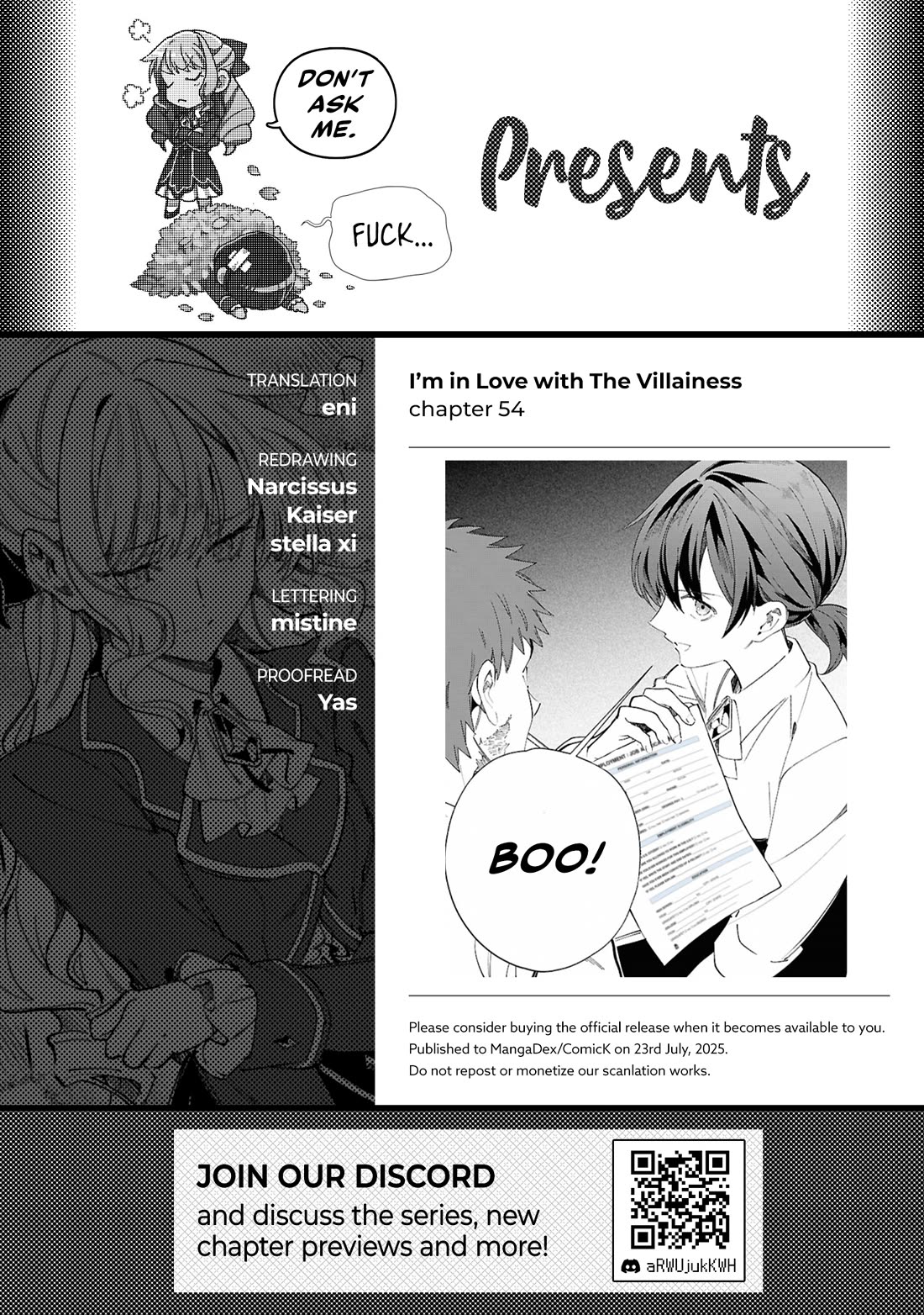I Favor the Villainess Chapter 54 page 45 - Chapter 54: Blueprint