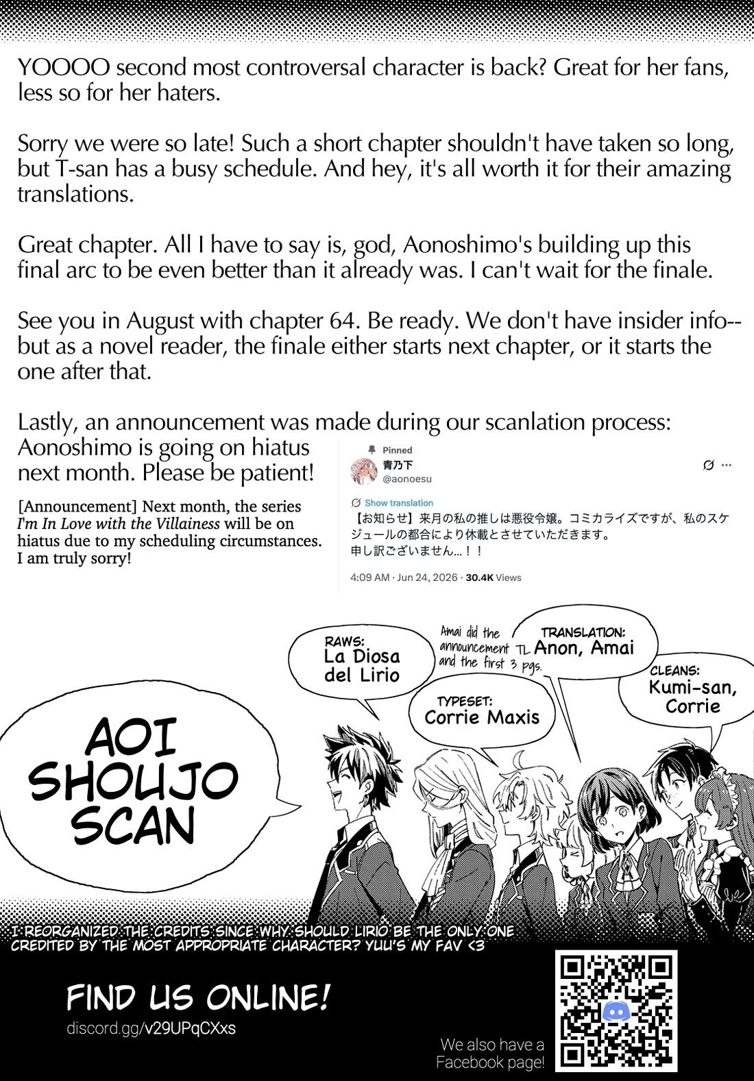 I Favor the Villainess Chapter 63 page 25 - Chapter 63: Destiny & Choice