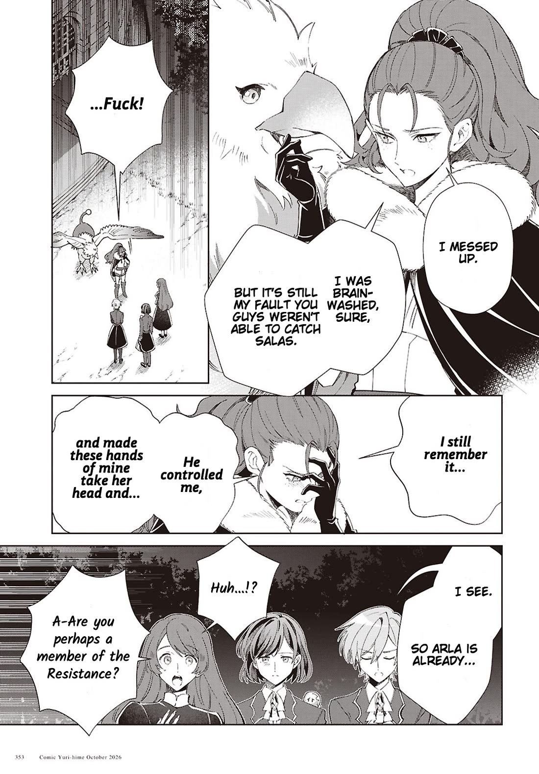 I Favor the Villainess Chapter 64 page 35 - Chapter 64: Don't Let Go