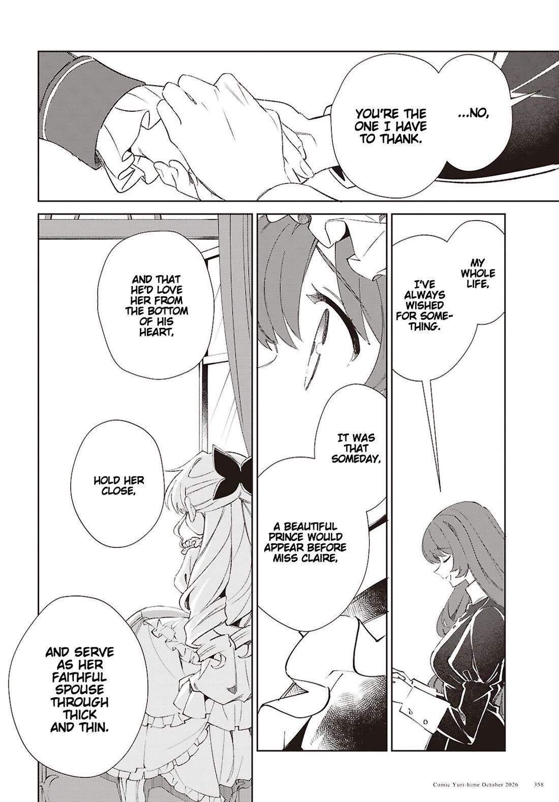 I Favor the Villainess Chapter 64 page 40 - Chapter 64: Don't Let Go
