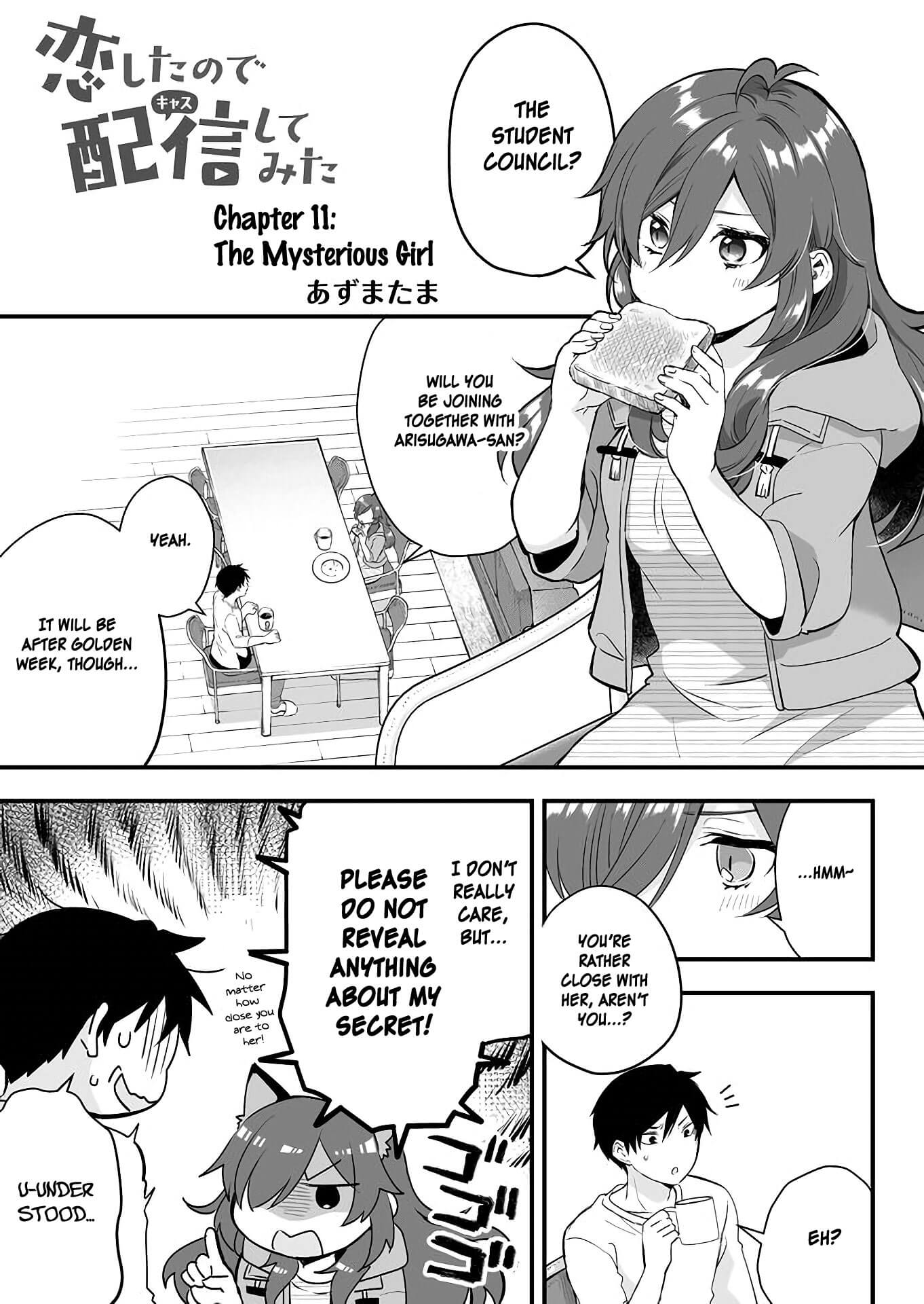 I Fell in Love, so I Tried Livestreaming Chapter 11 page 1 - Chapter 11: The Mysterious Girl