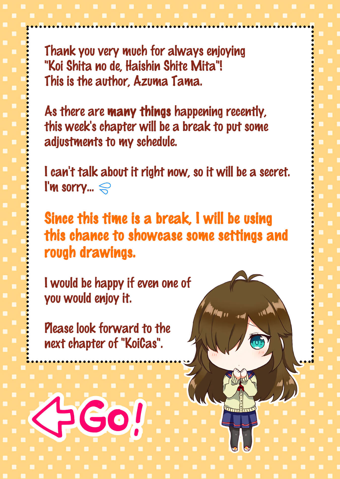 I Fell in Love, so I Tried Livestreaming Chapter 20.5 page 1 - Chapter 20.5: Extras