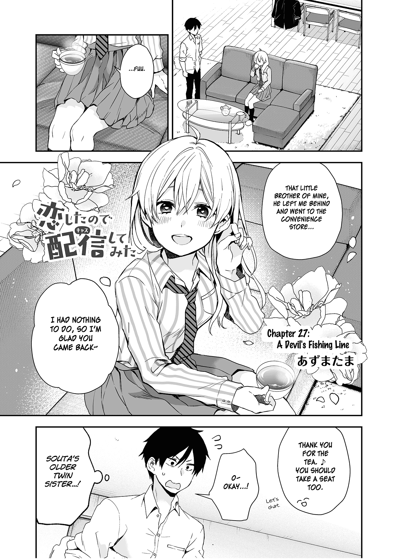 I Fell in Love, so I Tried Livestreaming Chapter 27 page 1 - Chapter 27: A Devil's Fishing Line