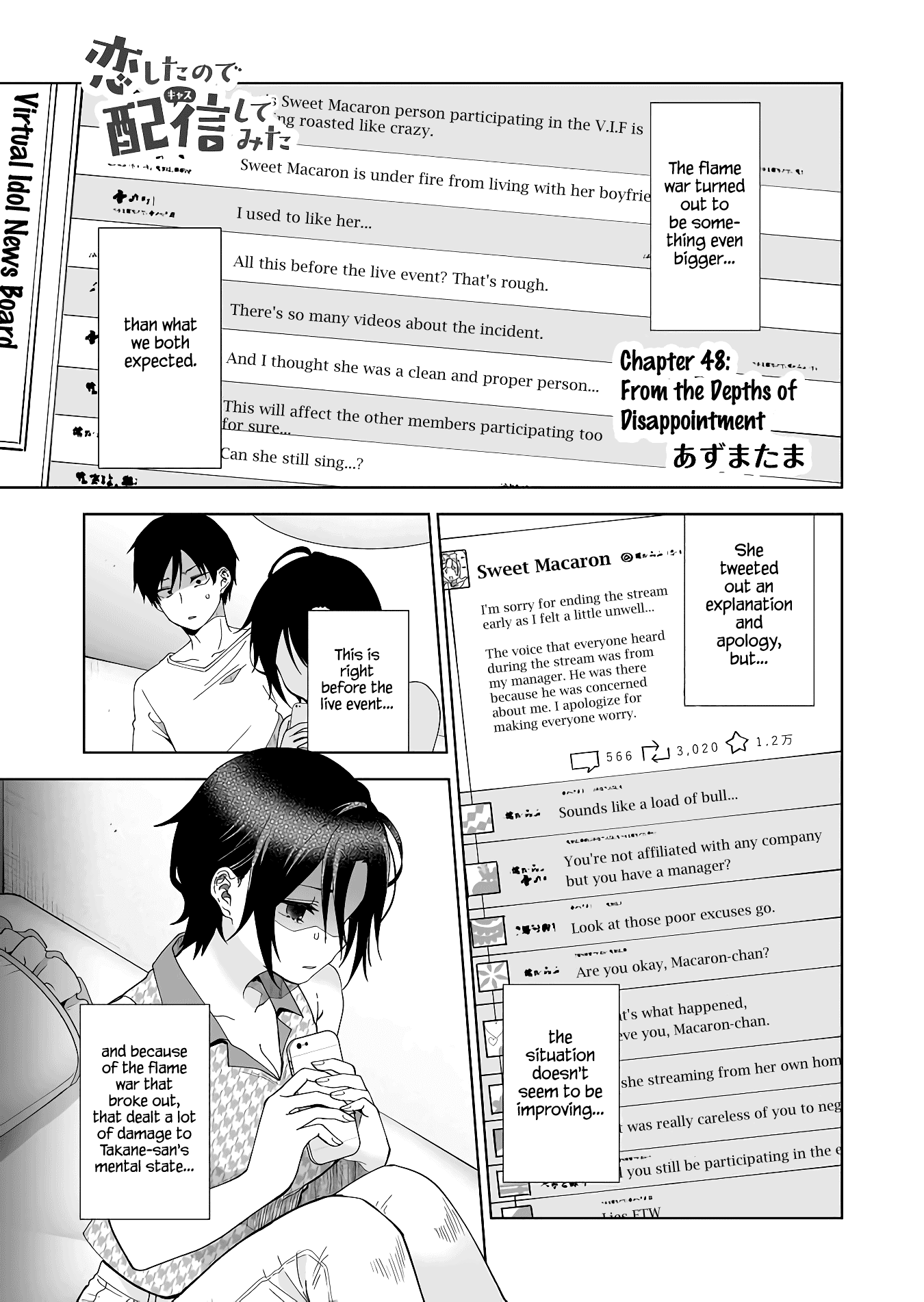 I Fell in Love, so I Tried Livestreaming Chapter 48 page 1 - Chapter 48: From the Depths of Disappointment