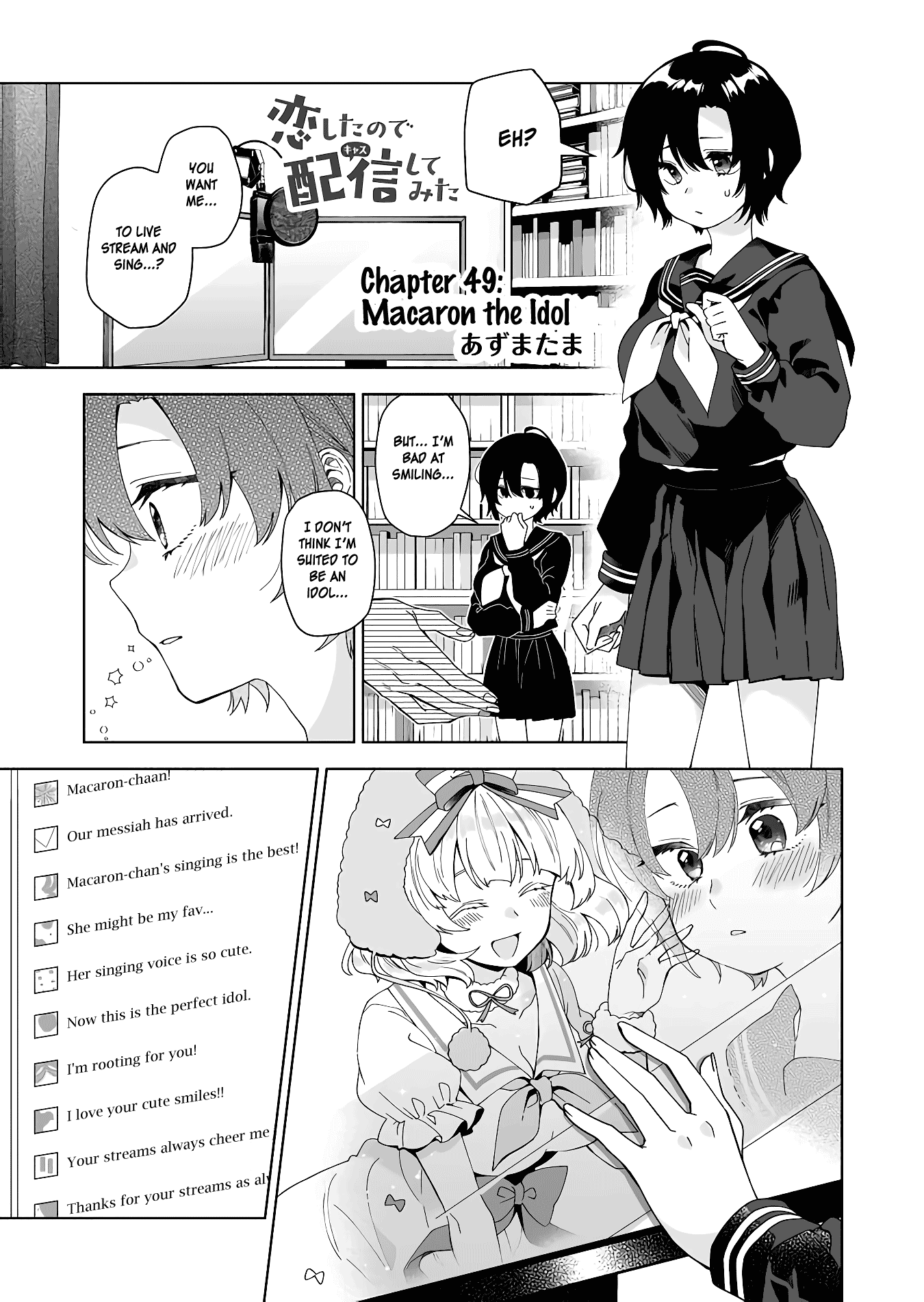 I Fell in Love, so I Tried Livestreaming Chapter 49 page 1 - Chapter 49: Macaron the Idol