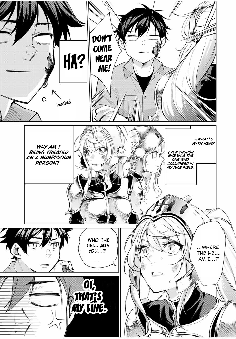 I Found a Female Knight in a Rice Field, in the Countryside They Think She’s My Wife Chapter 1 page 12 - Chapter 1: I Found a Female Knight in the Rice Field