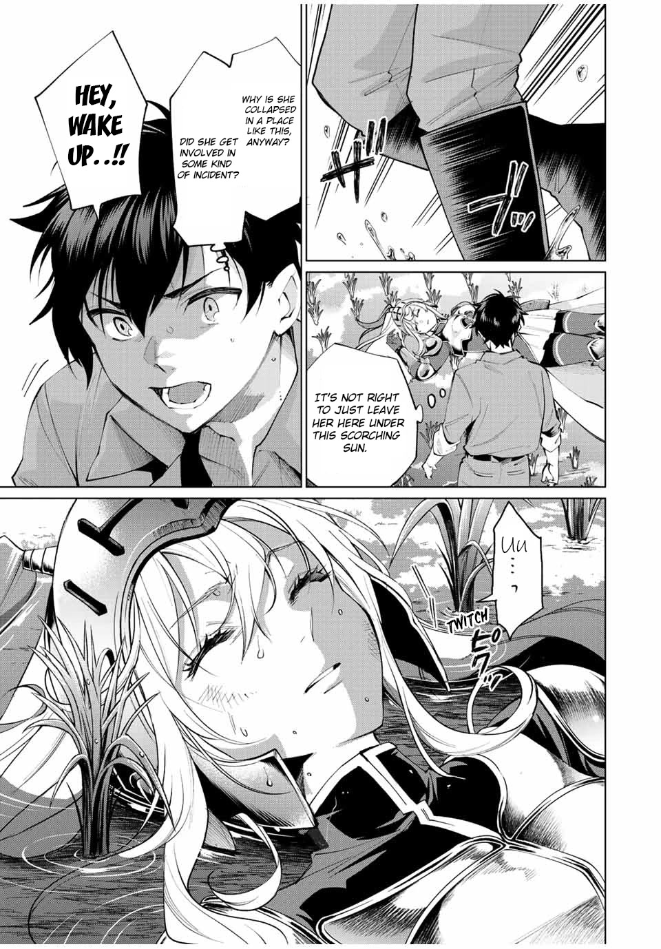 I Found a Female Knight in a Rice Field, in the Countryside They Think She’s My Wife Chapter 1 page 8 - Chapter 1: I Found a Female Knight in the Rice Field