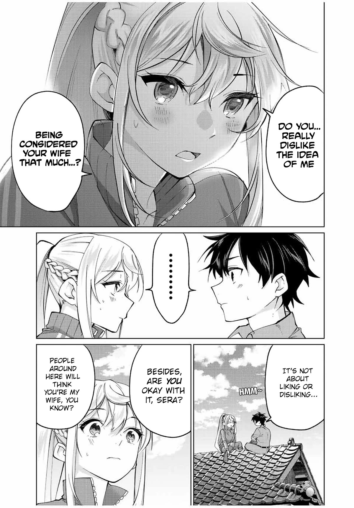 I Found a Female Knight in a Rice Field, in the Countryside They Think She’s My Wife Chapter 10 page 15 - Chapter 10: Sera is my Wife?